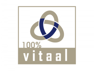 100% Vitaal FB logo licht