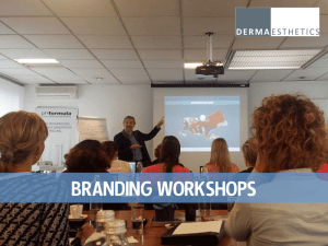 Branding Workshops Dermaesthetics