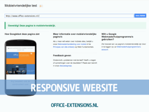 Office Extensions responsive website