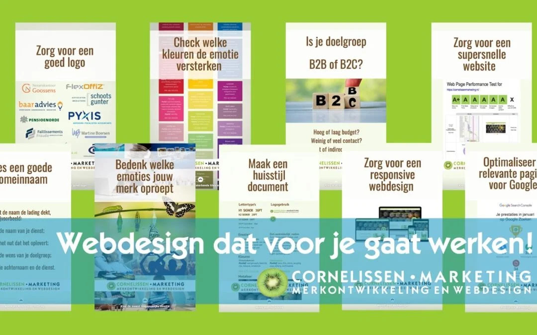 Webdesign dat voor je gaat werken!