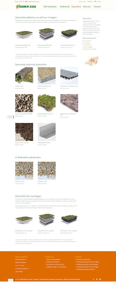 Sedumopjedak webshop