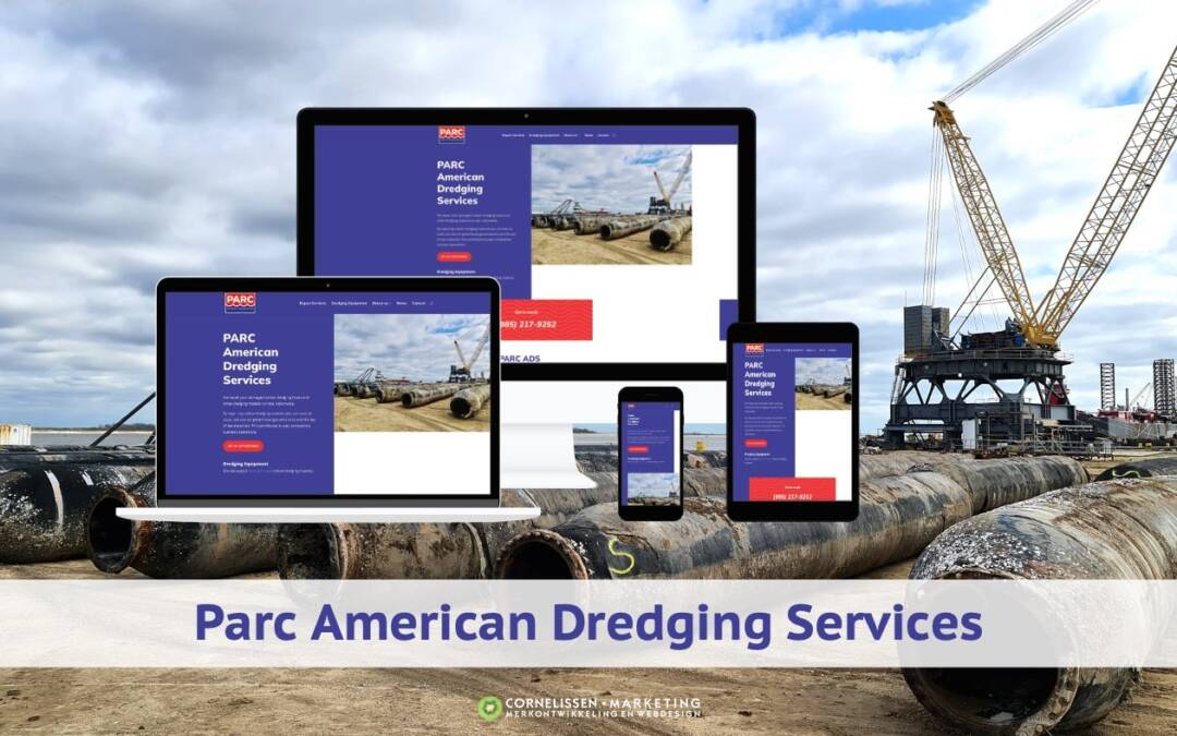 Nieuwe website voor Parc American Dredging Services