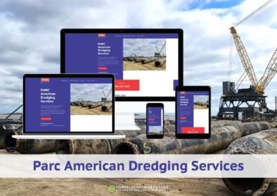 Nieuwe website voor Parc American Dredging Services