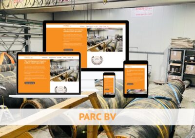 Website in WordPress laten maken voor PARC BV